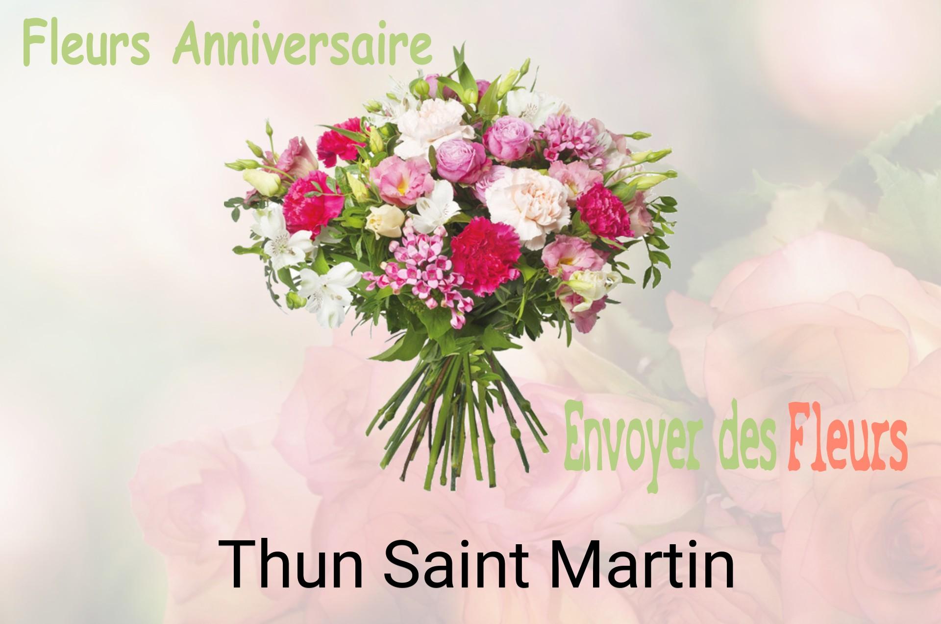 Bouquet de fleurs d’anniversaire livré à Thun-Saint-Martin