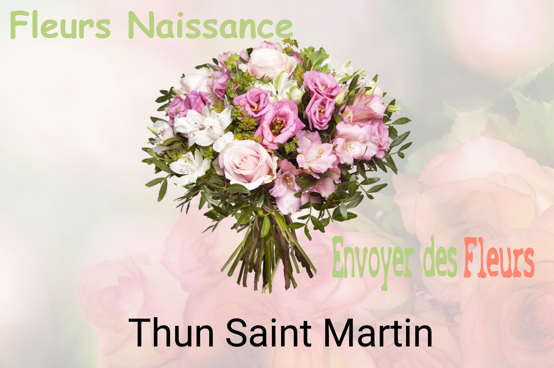 Bouquet de fleurs de naissance livré à Thun-Saint-Martin